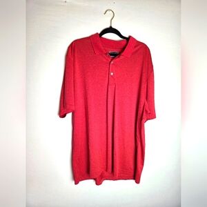 PGA Tour Red Polo Golf Shirt Size XXL